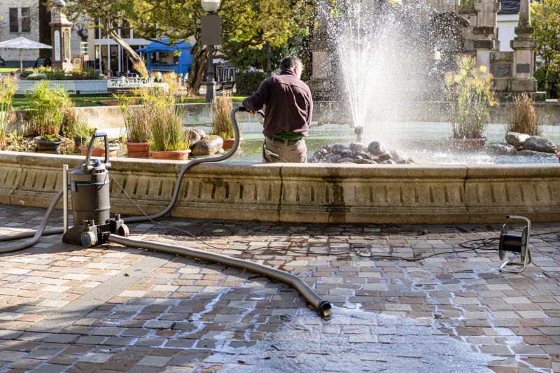 Local Fountain Leak Detection pros at work